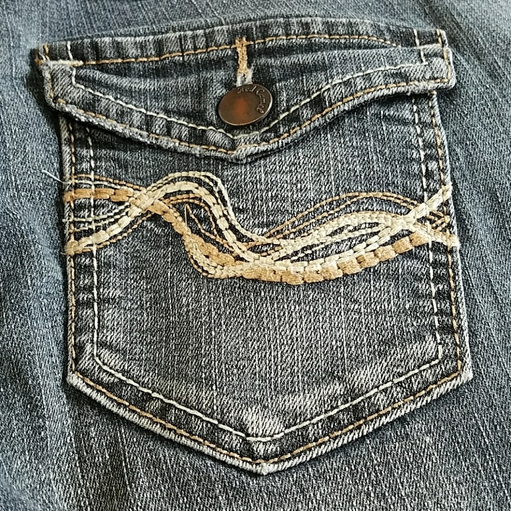 Red Camel Flare Jeans - Picture 5 of 6
